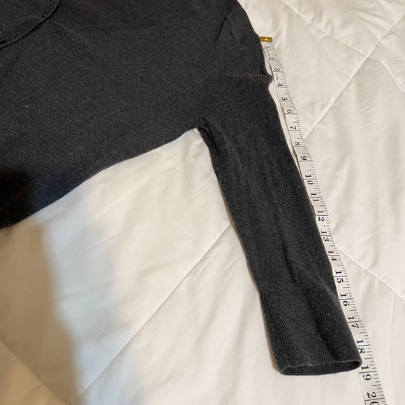 Ann Taylor Loft Cardigan dark gray size M - Picture 8 of 13